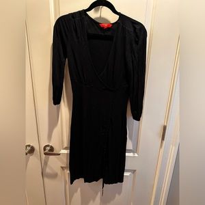 Black jersey dress